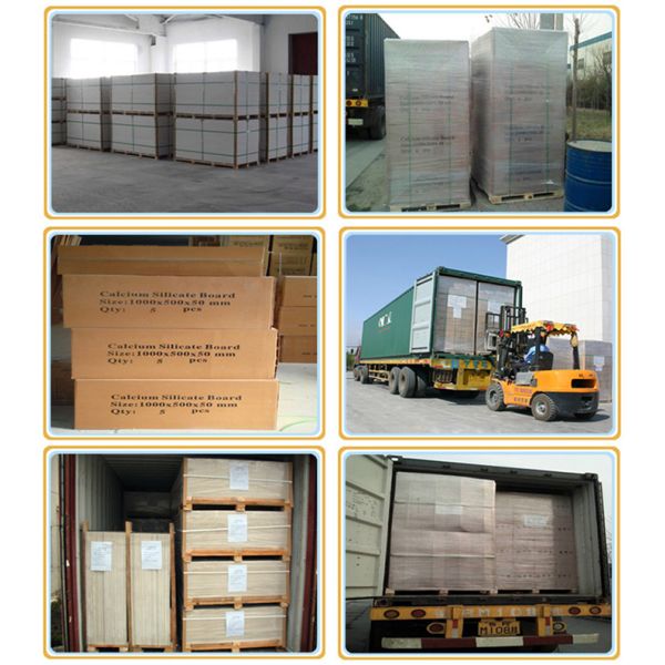 Lightweight 240kg/M3 High Density Calcium Silicate Board For Fireproof Soundproof Insulation Building Material