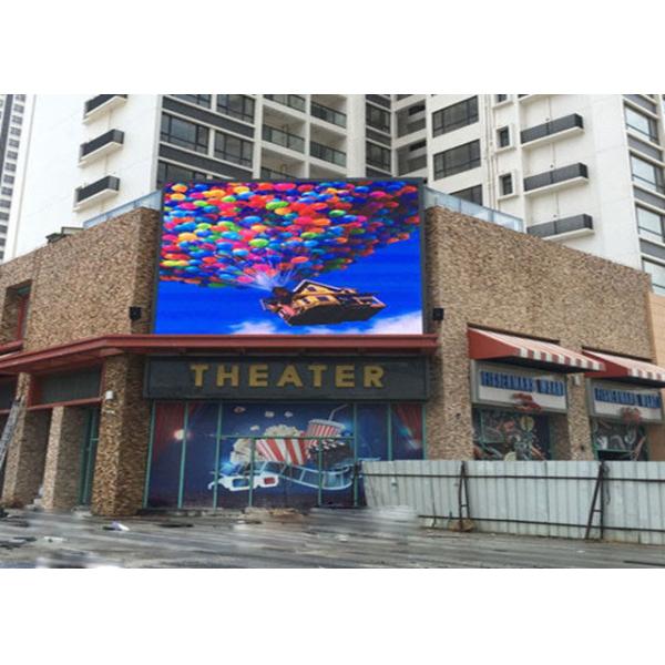 10mm Outdoor Full Color Led Display High Brightness 6000cd/Sqm