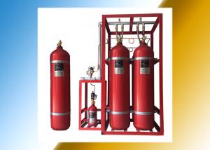 China Inert Gas IG100 Fire Suppression System Cylinder Volume 80L 90L Enclosed Flooding on sale