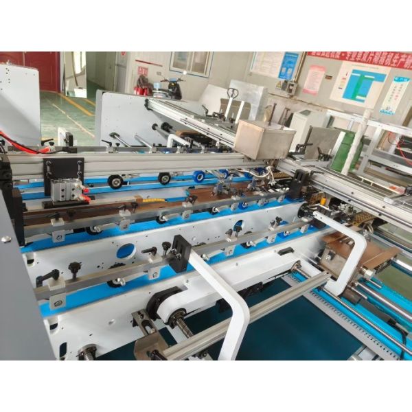 Large Format Two-sheet Carton Gluing And Folding Machine For Corrugated Board Packaging Production Lines