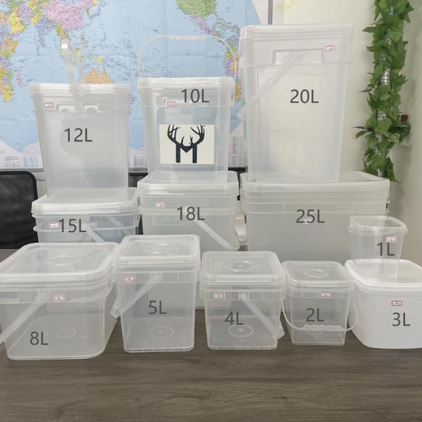 Square Plastic Bucket with Cover The Ultimate Fertilizer Container