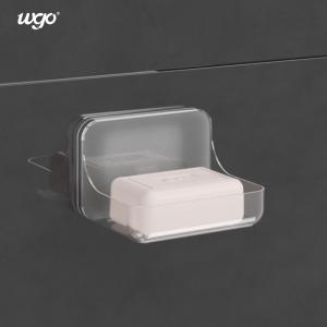 China Wall Mounted 120mm Bathroom Soap Dish Holder Leachate Self Adhesive Soap Holder on sale