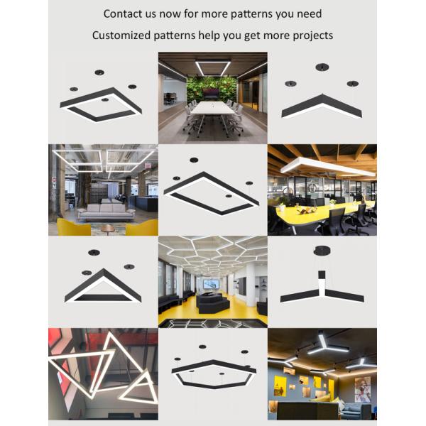 Embedded Modern LED Linear Lights , Smart LED Pendant Light 0.9m 1.2m 1.5m