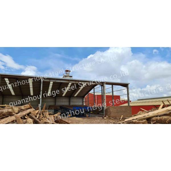 Prefabricated Steel Structure Mechanical Workshop Metal Frame Steel Storage Building Kits