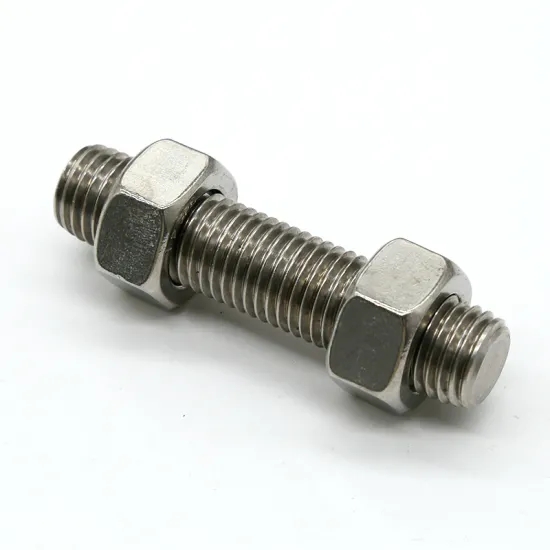 ASTM A453 660 Stainless Steel Fully Threaded Rod With Heavy Hex Nut