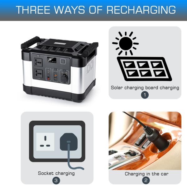 DC 19V Portable Power Stations Rechargeable Practical For Camping