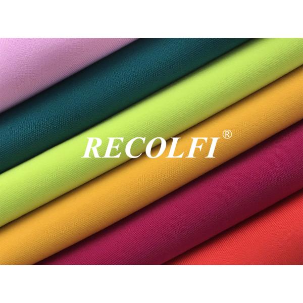 Solid Colors Gym Wear Fabric , Gk Elite Pa Workout Clothes Material