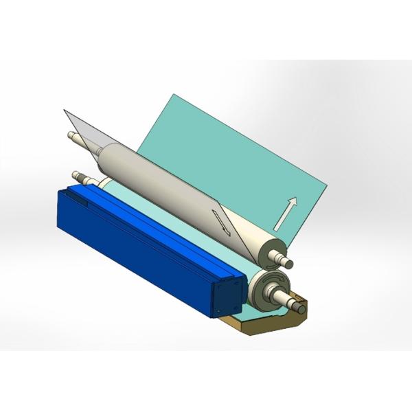 Thermal film extrusion laminating machine component view 2
