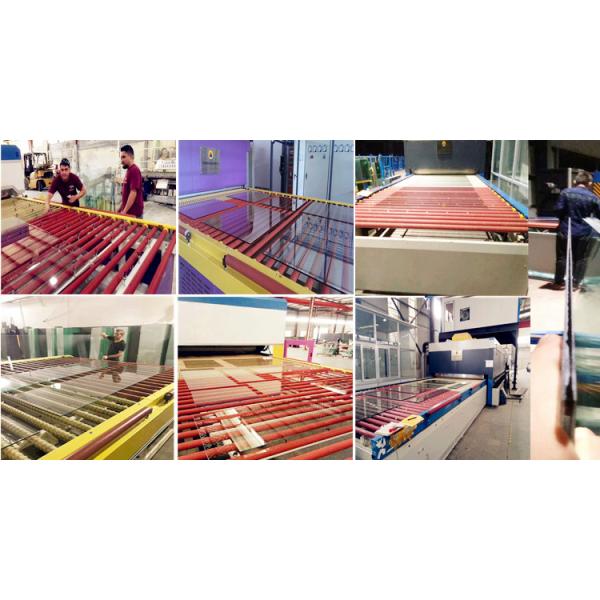 Custom Size Mini Glass Tempering Machine 5 - 19mm Glass Thickness 19 Loads / H