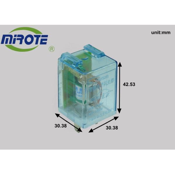 Transparent Blue Electronic Led Flasher 24V , 3G252B Gerelay 3 Pin Led Compatible Flasher 81980-87704