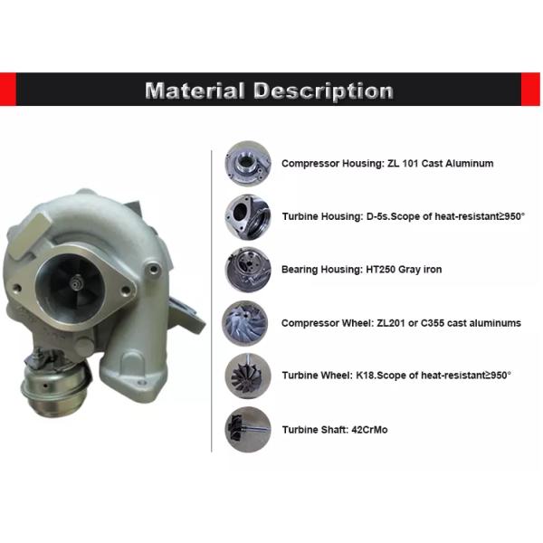 RHF4 Turbo Engine Parts OEM 129508-18010 Turbocharger For Sample Order