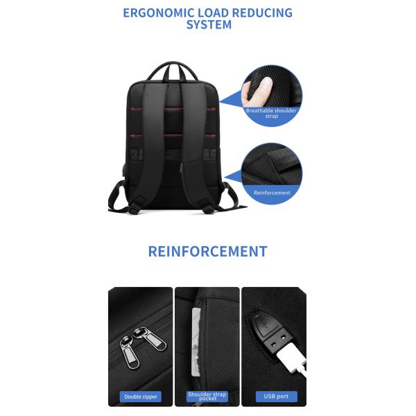 Wholesale backpack custom logo waterproof business Laptop Bag schoolbag Backpack