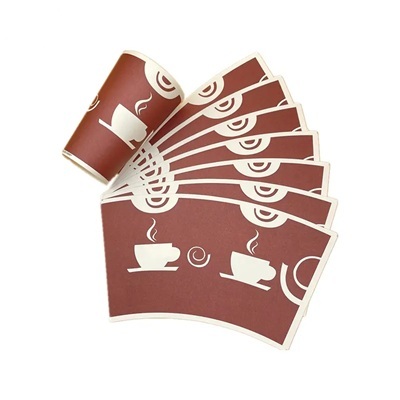 Recycled Raw Synthetic Paper Cup Fan with PE Coated for Coffee Tea Various Kinds Cup Making