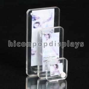 Buy cheap Household Clear Acrylic Photo Stands / Tabletop Photo Display Stands product