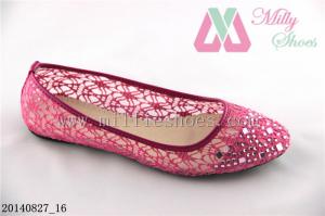 Buy cheap new Design Lady flats shoes with net material from best china shoes supplier 20140827_16 product