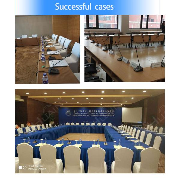 HUAIN Digital Basic Gooseneck Wired Delegate Conference Microphone Console for Audio Visual System