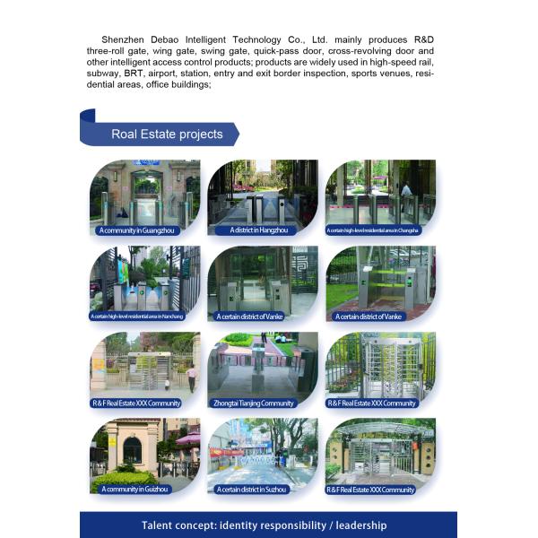 35p/m Stainless Steel Automatic Swing Gate Opener K324 Automatic Control With TCP/IP/RS485 Interface