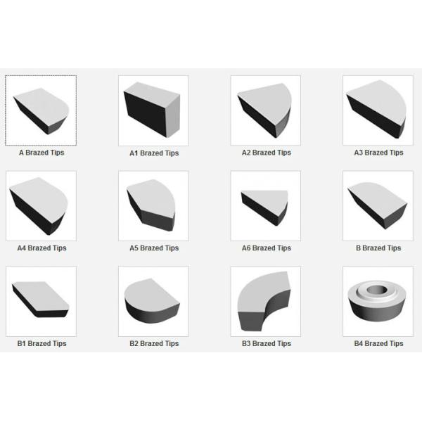 YG6 YG8 YT5 YT15 Cemented Carbide Brazed Tips