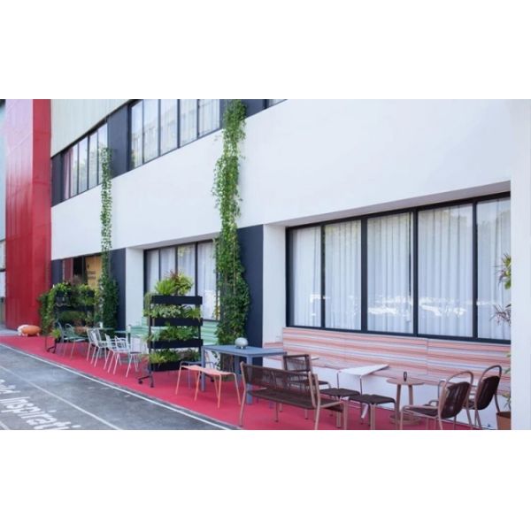 Fabric Modular Commercial Sofa Dustproof Left Sectional Sofa For Negotiation Rooms