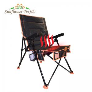 China 58x89x100cm Heated Outdoor Folding Camping Lawn Chair Oxford Cloth on sale