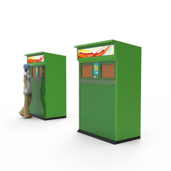 Multi Circle RVM 746 RVM Reverse Vending Machine Green Recycling Sraps
