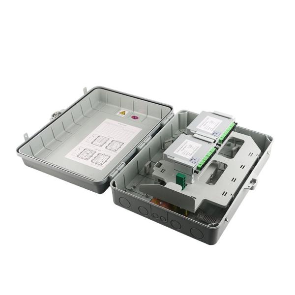 ABS FTTH Fiber Optic Box Cable Distribution Waterproof With IP65 Protection Level