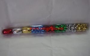 China PP christmas ribbon bow star christmas decoration ribbon wired ribbon carft on sale