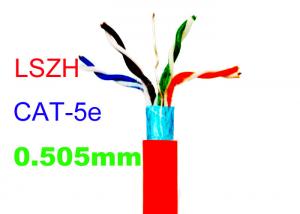 Buy cheap Cat5E FTP Copper Lan Cable Common Computer 24AWG Indoor LSZH Network Shiled product