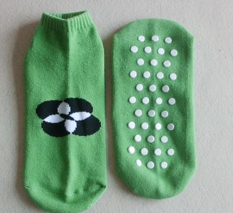 cotton trampoline grip socks