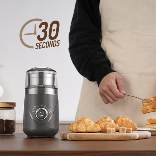 SS Blade Electric Coffee Grinder Mill , 150W Mini Coffee Bean Grinder