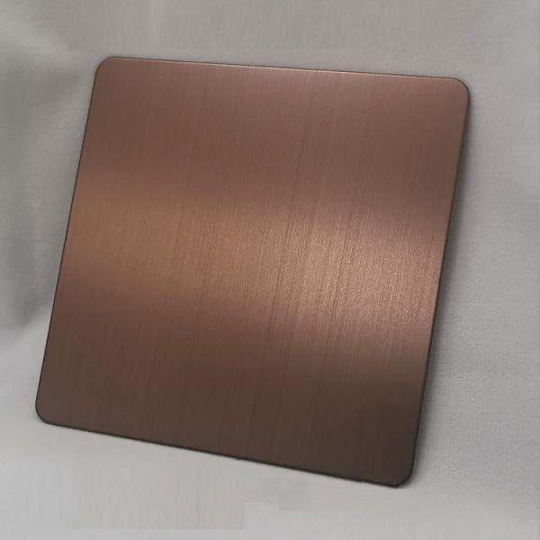 Brushed Finished Customized Color Plating SS Sheet Four Feet Hairline Stainless Steel Sheet