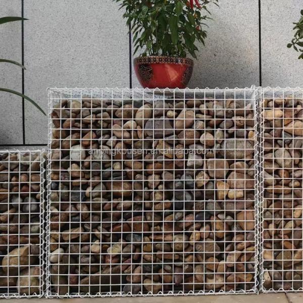 Welded Mesh Gabion Wall in 2mx1mx1m Size for Long Service Life and Conservancy Protect