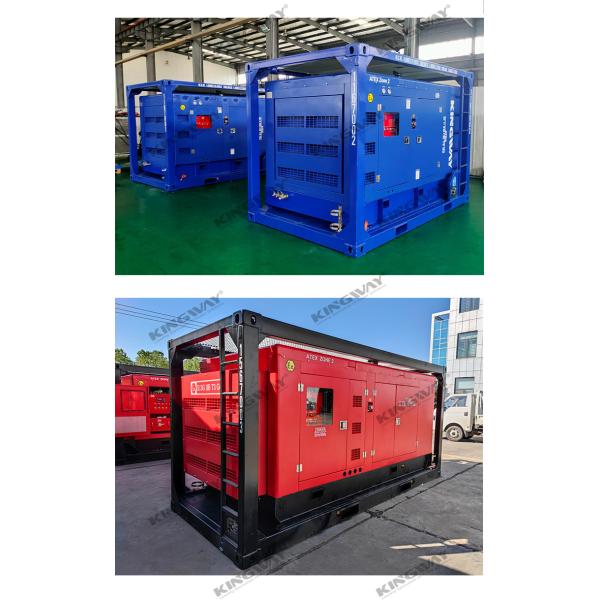 ATEX Zone II 3 Phase Offshore Oil Gas Field 60kw Diesel Generator explosion proof Platform