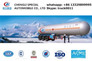 Buy cheap CLW brand ASME standard LPG tank trailer 40500~59520L for sale, factory sale best price ASME LPG gas tanker trailer product