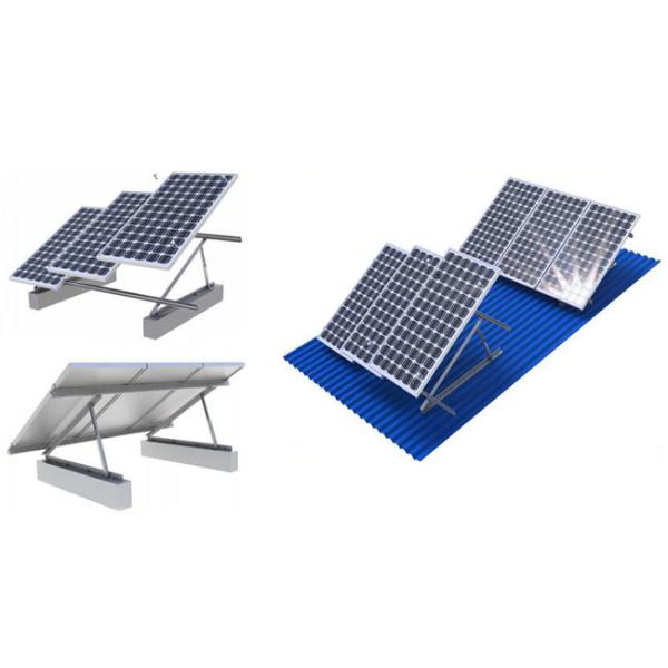 Triangle Frame Solar Panel Racking System 8 - 20μm Anodizing Thickness