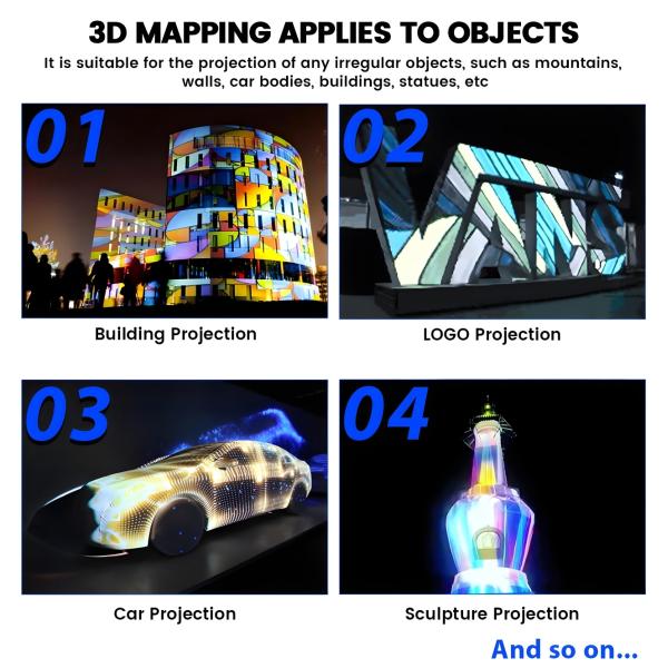 Projection Mapping 3d Interactive Structure Projection Interact Projector