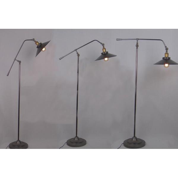 Adjustable Long Arm Tall Standing Luxury Home Decorative black floor lamp（WH-VTL-06）