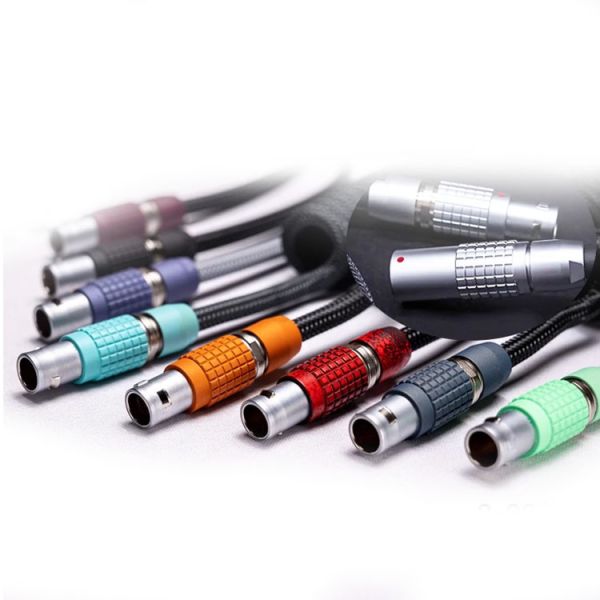 Circular waterproof manufacturer customized push pull connector cable FGG EGG 1B/0B Series 2/3/4/5/6/7/8 pin wire harness