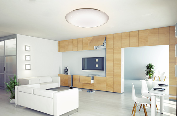 High Transmittance Modern Ceiling Lights Living Room Durable Environmental Protection