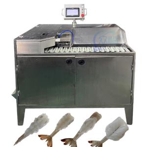 China CE 70Pcs/Min Shrimp Peeling Machine Stable Stainless Steel 304 on sale