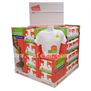 China Corrugated Cardboard Pallet Display stand for T-shirts on sale