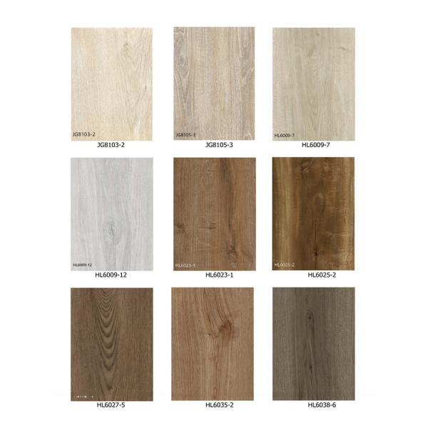 Modern Design SPC Flooring with Wood Embossed Surface Texture and Environmental Health