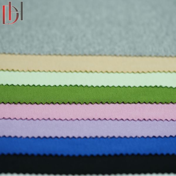 Organic Knitted French Terry Fleece Fabric 380gsm 185cm Circle Pattern Woolen Fabric