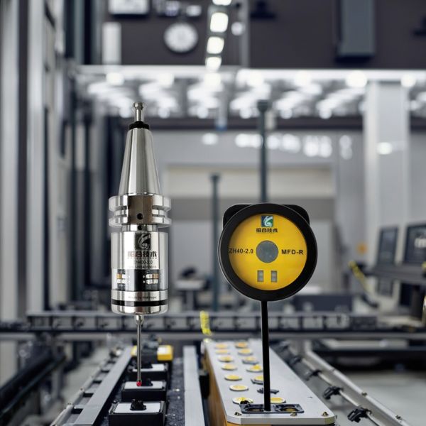 Makinopc ZH400-2.0 Infrared Stainless Steel CNC Optical Probe 2D Edge Finder Wireless Receiver Tool Holder 0.001mm Machining