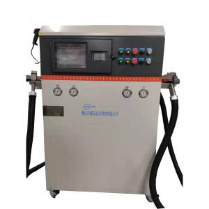 Buy cheap Galvanized Steel Pipe R290A R410A R600A Refrigerant Gas Charging Filling Machine for Air Conditioner product