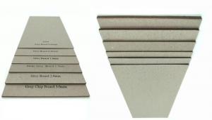 China Stocklot Matte Paper 1.5mm Grey Sheet Cardboard Book Boards For Binding on sale