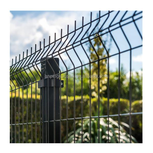 Rectangle Hot-Dipped Galvanized Mesh Fence Coated Welded 3D PVC Fencing for Your Benefit