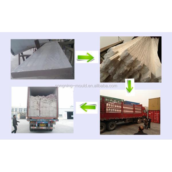 Customized PVC Co-extrusion Wood Pattern Plastic Lumber for Landscaping