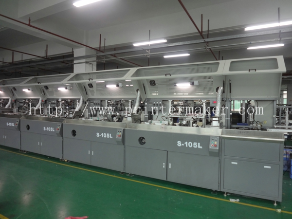 Fully Automatic Five Color Screen Printing Machine