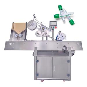 China Automatic Blood Collection Tube Labeling Machine 10ml Vial Syrup Blood Test Tube Labeling Machine on sale